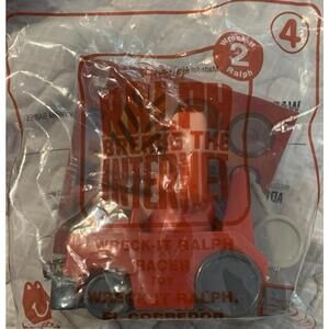 2018 McDonald's Happy Meal Toy*# 4 Ralph Racer*Ralph Breaks the Internet